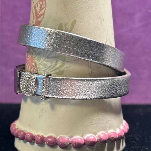 Silver Inspirational Wrap Bracelet - "All Things Are Possible" - Keep Collective - Picture 7 of 11